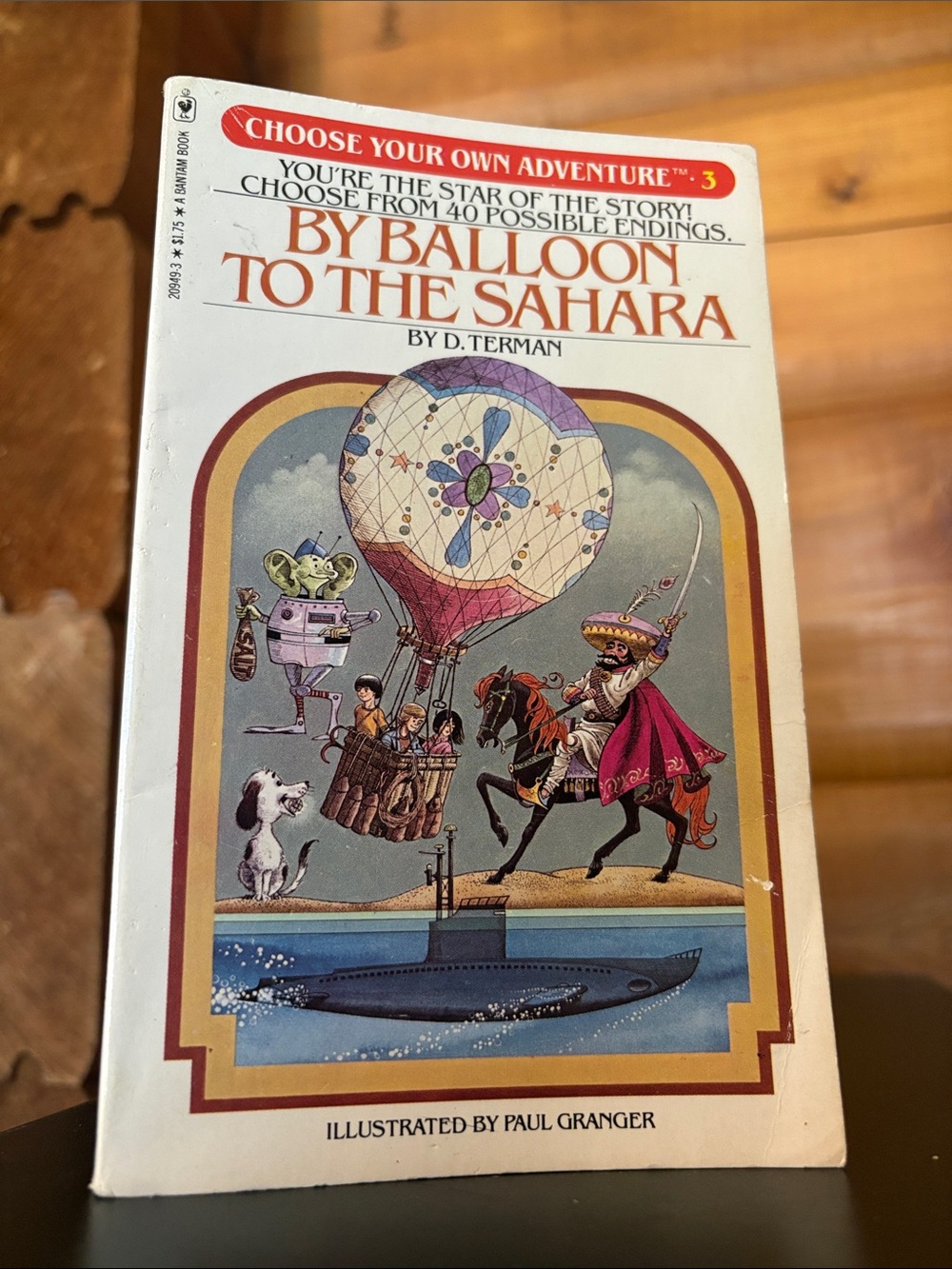 1982 By Balloon to the Sahara (Choose Your Own Adventure #3), Bantam Books